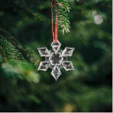 Ornament de Crăciun - set de cristale acrilice de gheață - 6 buc/pachet